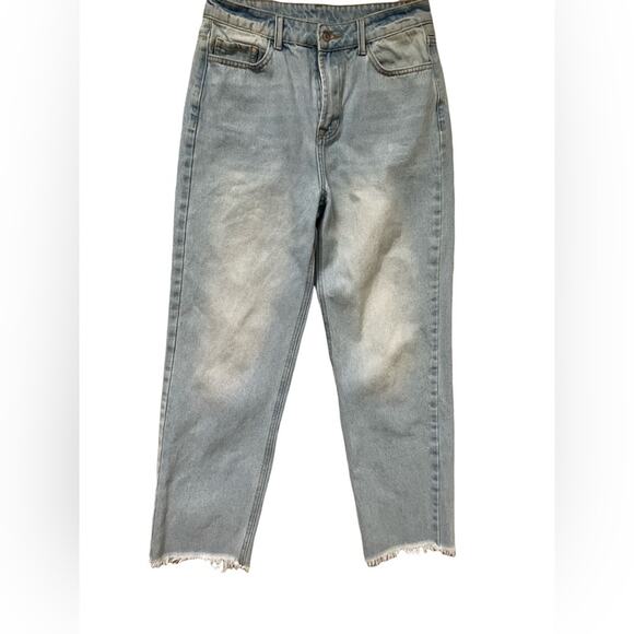 SHEIN Light Blue Straight Leg Jeans Size M - Picture 1 of 9